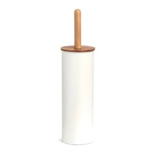 Brosse WC Chapleau Fer / Bambou / Polypropylène - Blanc - 10 x 38,4 cm - Blanc