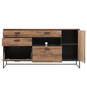 Sideboard Meevoo II Eiche Rustikal Dekor / Graphit