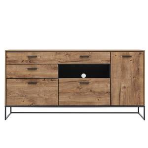 Sideboard Meevoo II Eiche Rustikal Dekor / Graphit