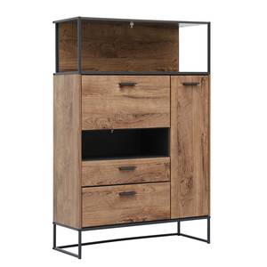 Credenza Meevoo I Effetto quercia / Grafite