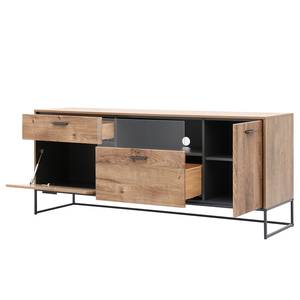 Sideboard Meevoo I Eiche Rustikal Dekor / Graphit