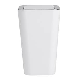 Poubelle de salle de bain Candy Polystyrène / Plastique ABS - Contenance : 6 L - Blanc