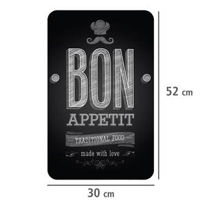Abdeckplatte Bon Appetit (2er-Set) Glas - Mehrfarbig
