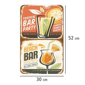 Afdekplaat Cocktail (set van 2) glas - meerdere kleuren