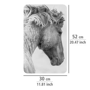 Couvre-plaques Horses (2 él.) Verre - Multicolore