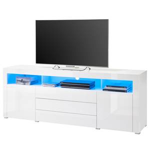 Buffet Juanillo Avec éclairage - Blanc brillant / Blanc mat