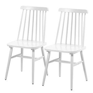 Chaises Tara (lot de 2) Blanc