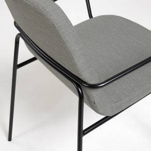 Chaises à accoudoirs Gina (lot de 2) Gris