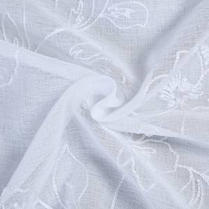 Half gordijn Sarabia polyester - wit