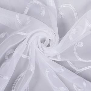 Half gordijn Sigmar polyester - wit