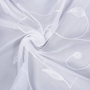 Half gordijn Fredi polyester - wit