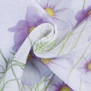Half gordijn Maya polyester - lila