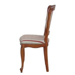 Chaises capitonnées Alessio (lot de 2) Rouge