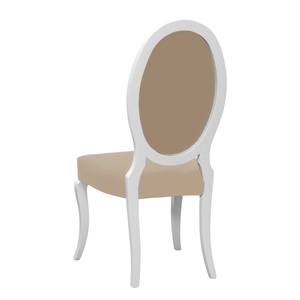 Gestoffeerde stoel Altona (set van 2) Zandgrijs