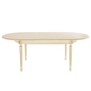 Table Nellore Extensible - Hêtre massif - Crème