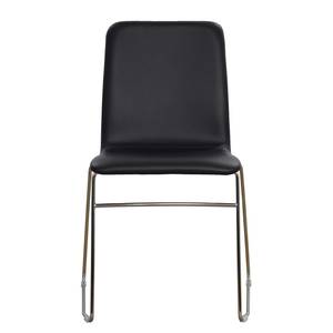 Chaises capitonnées Myko (lot de 2) Noir