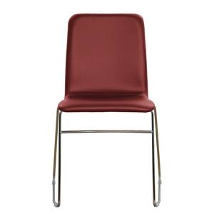 Chaises capitonnées Myko (lot de 2) Carmin