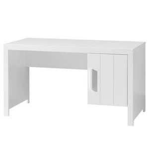 Schreibtisch Erik Weiß - Holzwerkstoff - 137 x 755 x 72 cm
