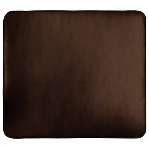 Coussin Kerman Cuir véritable - Cuir Nadra: Marron foncé