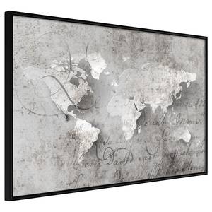 Poster Poetry World polystyreen/papierpulp - Zwart - 60 x 40 cm