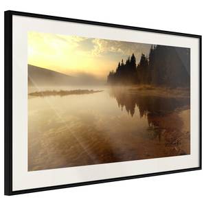 Cornice e poster Autumn Evening Polistirene / Carta - Nero / Bianco - 60 x 40 cm