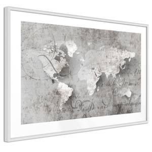 Affiche Poetry World Polystyrène / Papier - Blanc / Gris - 90 x 60 cm
