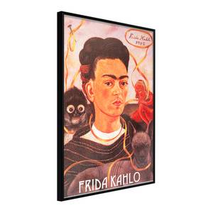 Poster Frida Kahlo polystyreen/papierpulp - Zwart - 40 x 60 cm