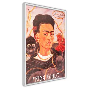 Poster Frida Kahlo Polystyrol / Papiermass - Grau - 20 x 30 cm