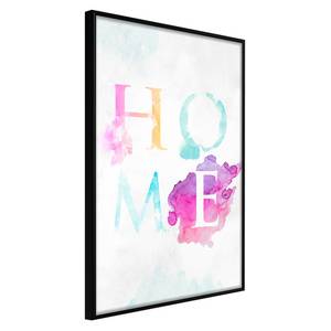 Poster Rainbow Home Polystyrol / Papiermass - Schwarz - 40 x 60 cm