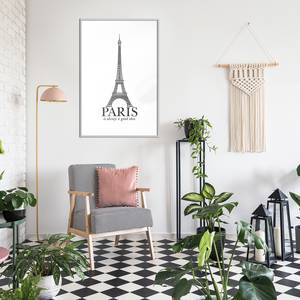 Affiche Paris Is Always a Good Idea Polystyrène / Papier - Blanc / Gris - 40 x 60 cm