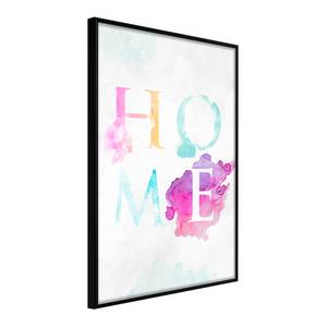 Affiche Rainbow Home Polystyrène / Papier - Noir - 20 x 30 cm