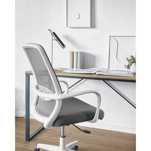 Chaise de bureau Melby Blanc / Gris