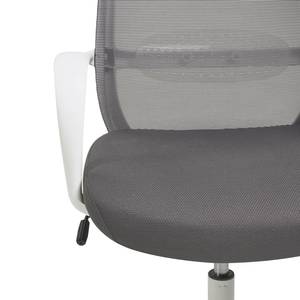 Chaise de bureau Melby Blanc / Gris