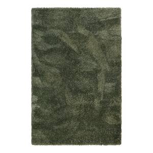 Tapis épais Yogi I Polyester - Vert vieilli - 133 x 200 cm