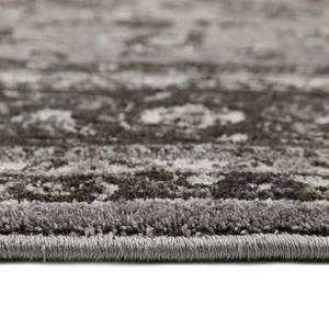 Tapis Oxford II Polyester - Anthracite / Crème - 133 x 200 cm