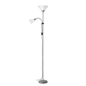 Staande lamp Spari acrylglas/aluminium - 1 lichtbron - Zilver