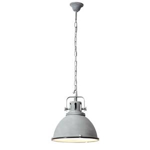 Hanglamp Jesper staal - 1 lichtbron - Grijs - Diameter: 38 cm