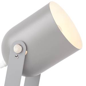Lampe Yan Acier - 1 ampoule - Gris