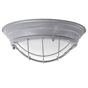 Plafondlamp Typhoon I gesatineerd glas/ijzer - 2 lichtbronnen