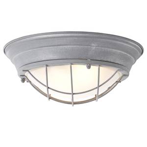 Plafondlamp Typhoon I gesatineerd glas/ijzer - 2 lichtbronnen