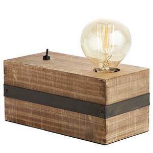 Lampe Woodhill II Partiellement en peuplier massif / Fer - 1 ampoule