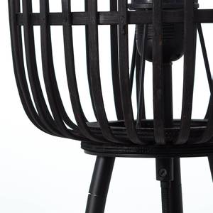 Stehleuchte Woodrow Rattan / Eisen - 1-flammig