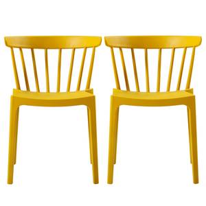 Chaises Bexley (lot de 2) Jaune moutarde