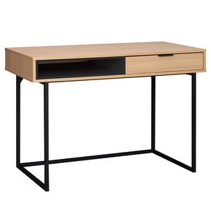 Schreibtisch Maina Eiche Dekor / Schwarz