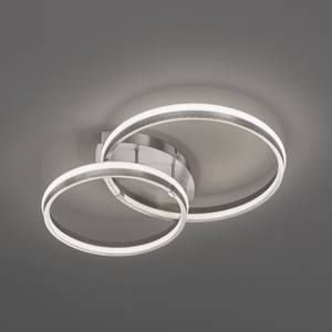 LED-plafondlamp Belle acryl/ijzer - 2 lichtbronnen - Zilver