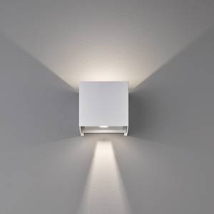 LED-wandlamp Atassu IV aluminium - 2 lichtbronnen