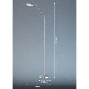 Staande LED-lamp Bendby I glas/ijzer - 1 lichtbron