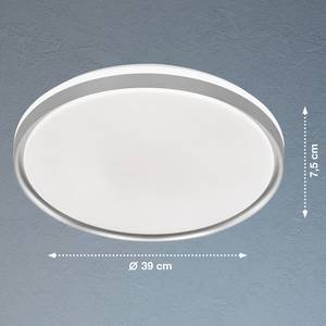 LED-plafondlamp Bellevue acryl/ijzer - 1 lichtbron - Zilver