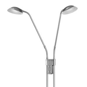 Staande LED-lamp Bendby II glas/ijzer - 2 lichtbronnen