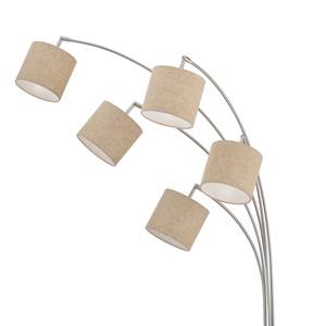 Staande lamp Bofasa II textielmix/ijzer - 5 lichtbronnen